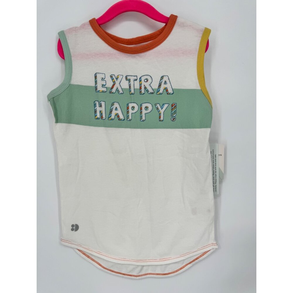 Boys DotDotSmile Shirt Size 5/6 Sleeveless New With Tags